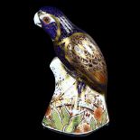 A Royal Crown Derby figure of a Bronzed Wing Parrot, makers marks to base, height 16cm Good