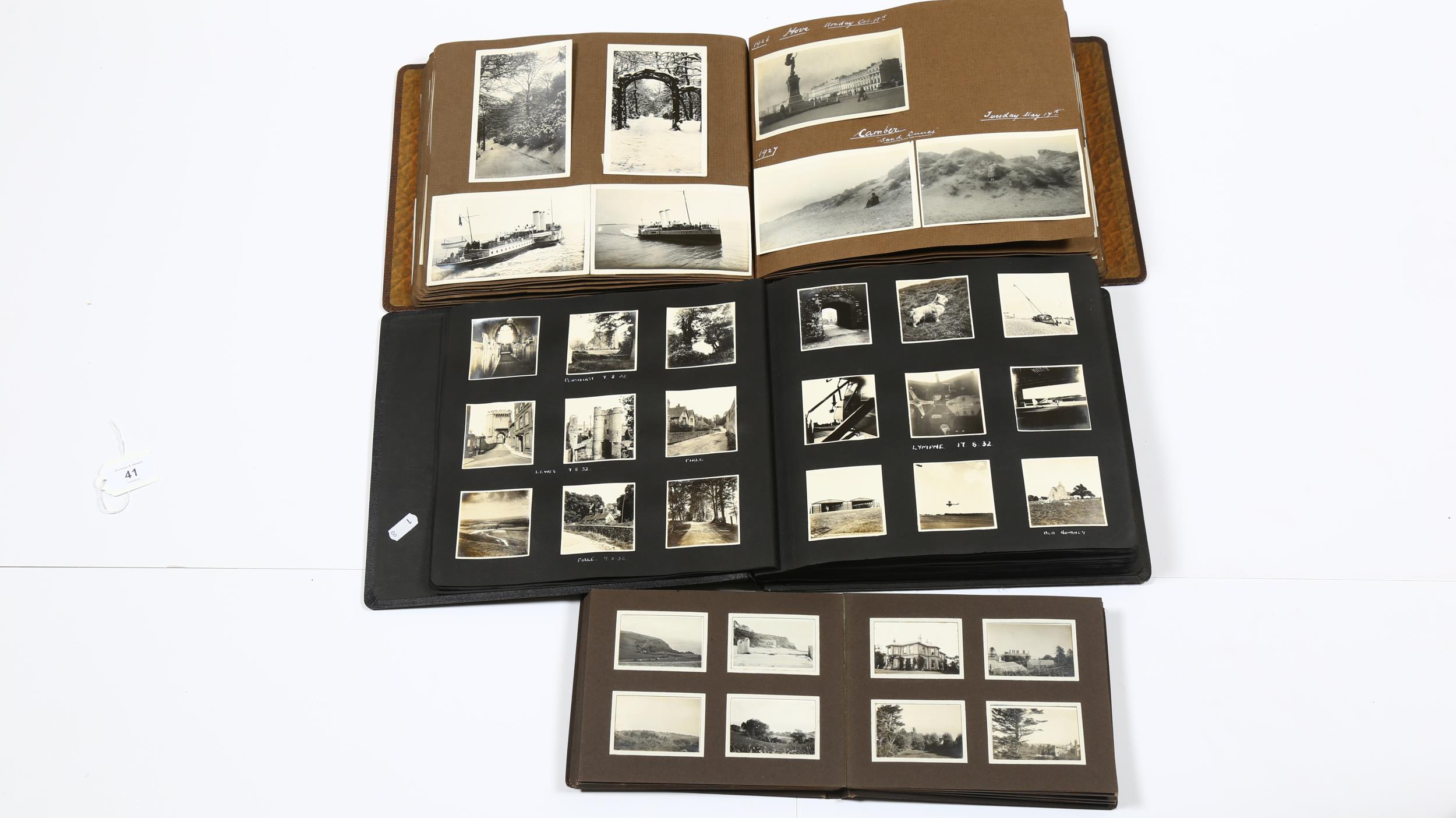 Local Interest. Three albums of photographs from the 1930s & 1940s. Coastal locations including - Bild 3 aus 4