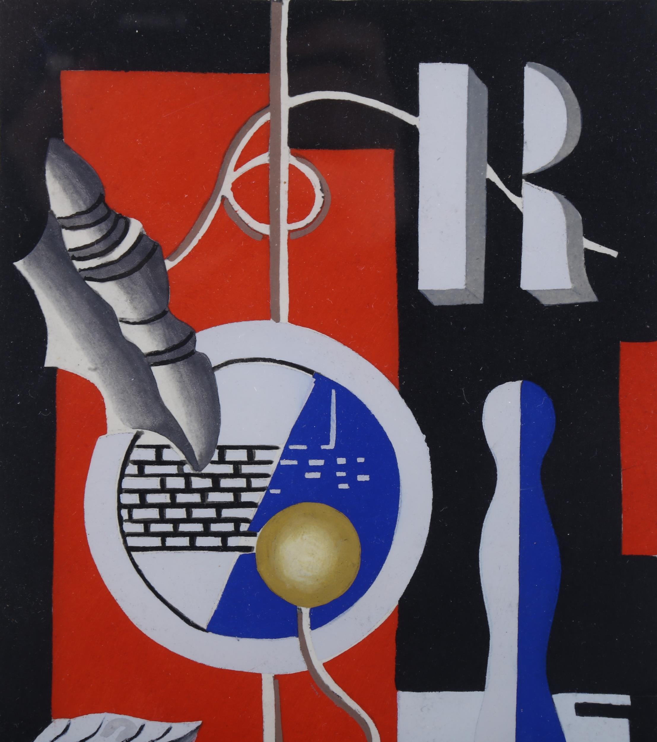 Fernand Leger (1881 - 1955), abstract composition, pochoir print, 1928 issue for Cahier d'Art from - Image 3 of 4