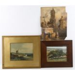 3 x 19th century watercolours, including Edward George Warren RI, and Claude Hayes (3) Watercolour