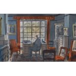 Edward Bawden (1903-1989), original colour lithograph on paper, The Vicar, from Life in an English