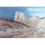 Raymond Perry, 3 watercolour, American landscapes, 32cm x 46cm, framed Good condition, mounts