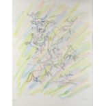 Jean Cocteau (1889 - 1963), Les Centaures, colour lithograph, published by Mourlot Paris, signed