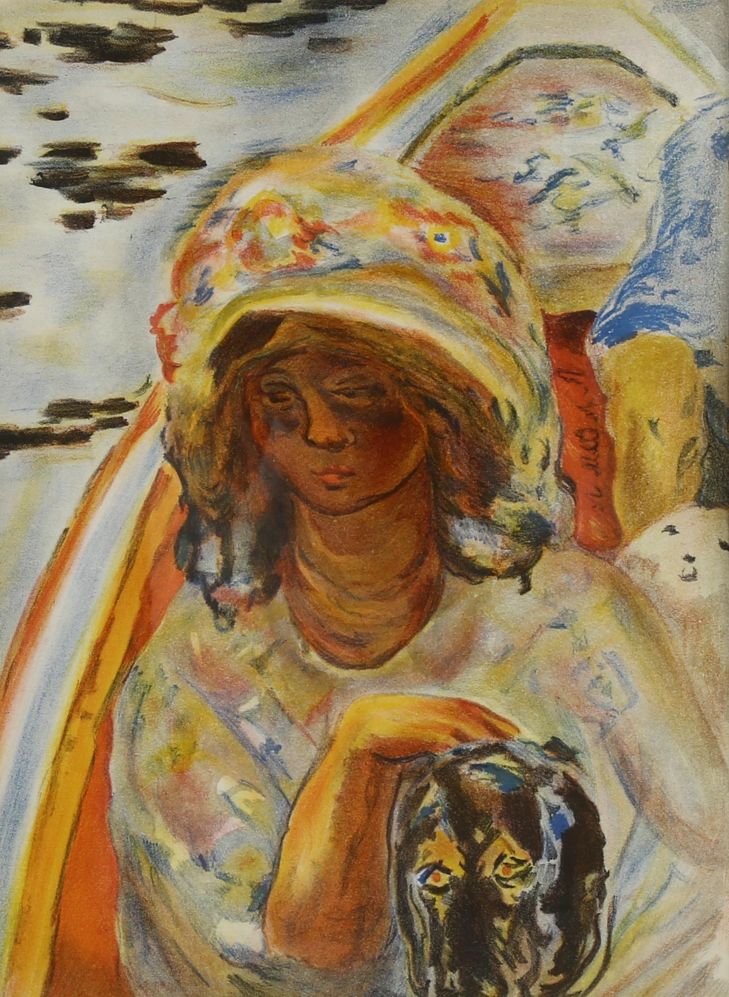 Pierre Bonnard (1867-1947), colour lithograph on Velin de Rives paper, Jeunes filles dans une