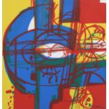 Gabrijel Stupica and Zcatko Prica, 2 abstract serigraph prints, published 1962, framed (2) Good