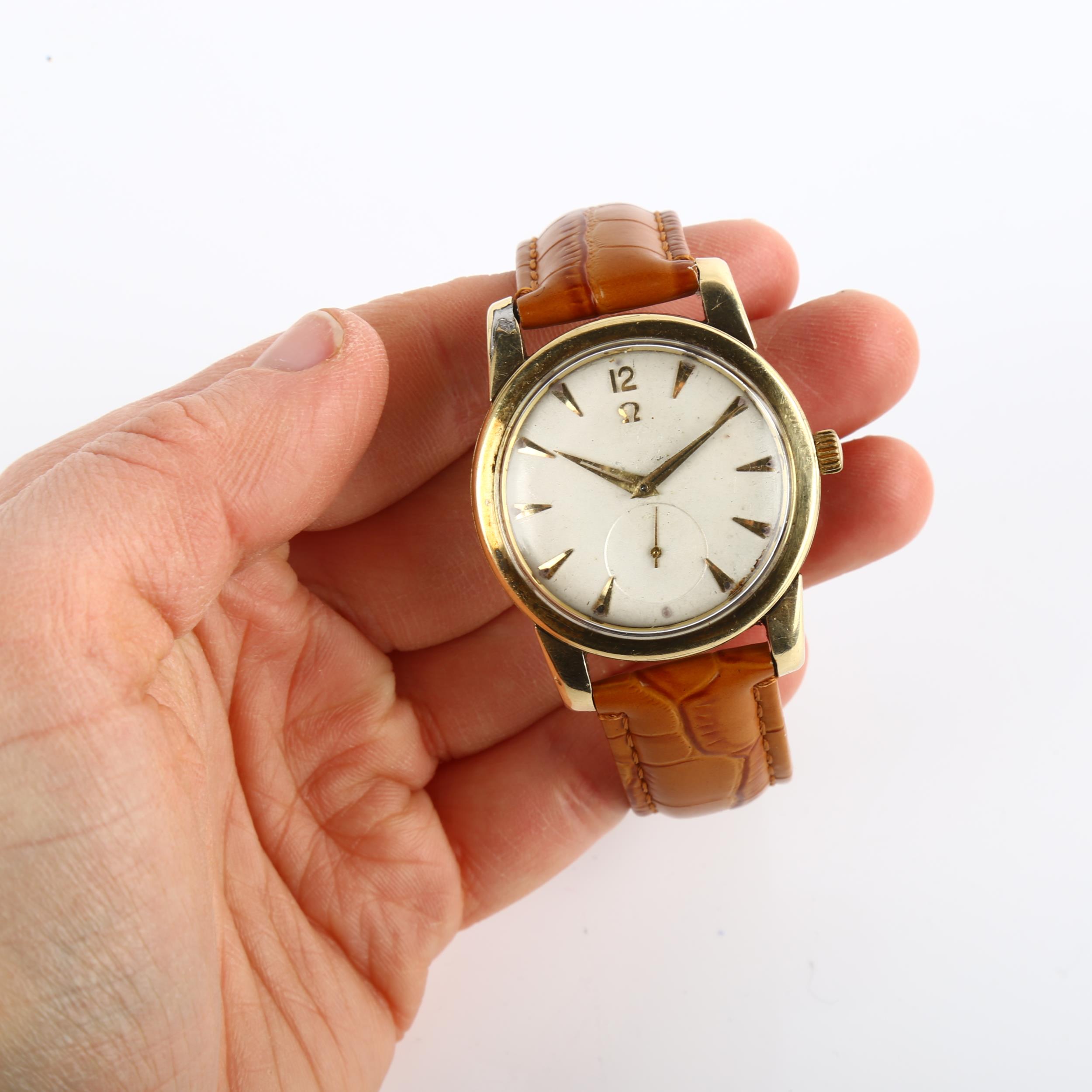 OMEGA - a gold plated stainless steel Seamaster 'Bumper' automatic wristwatch, ref. C2576-1, circa - Image 5 of 5