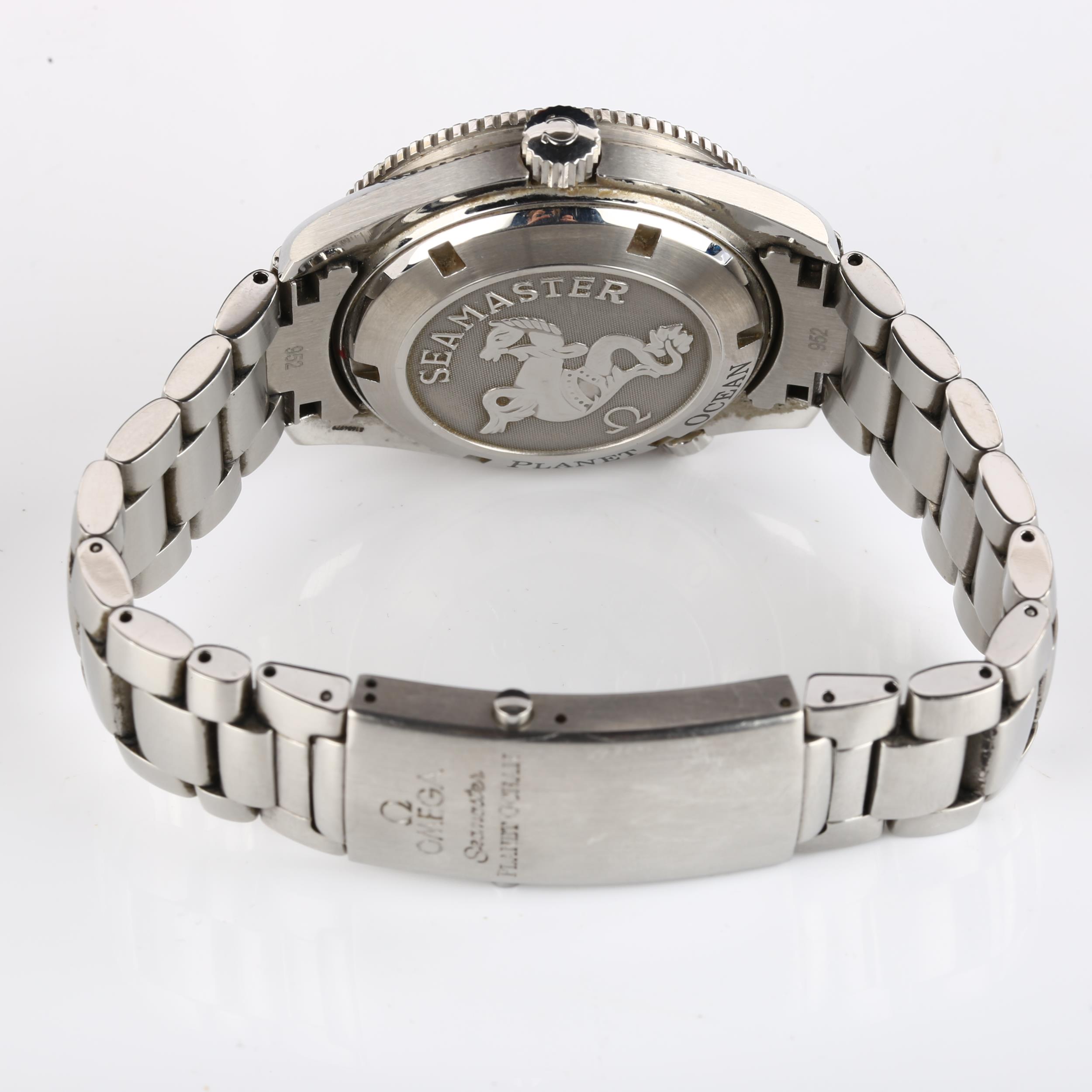 OMEGA - a stainless steel Seamaster Professional Planet Ocean automatic bracelet watch, ref. 2209. - Image 3 of 5