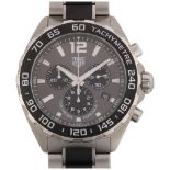 TAG HEUER - a stainless steel Formula 1 quartz chronograph bracelet watch, ref. CAZ1011, circa 2017,