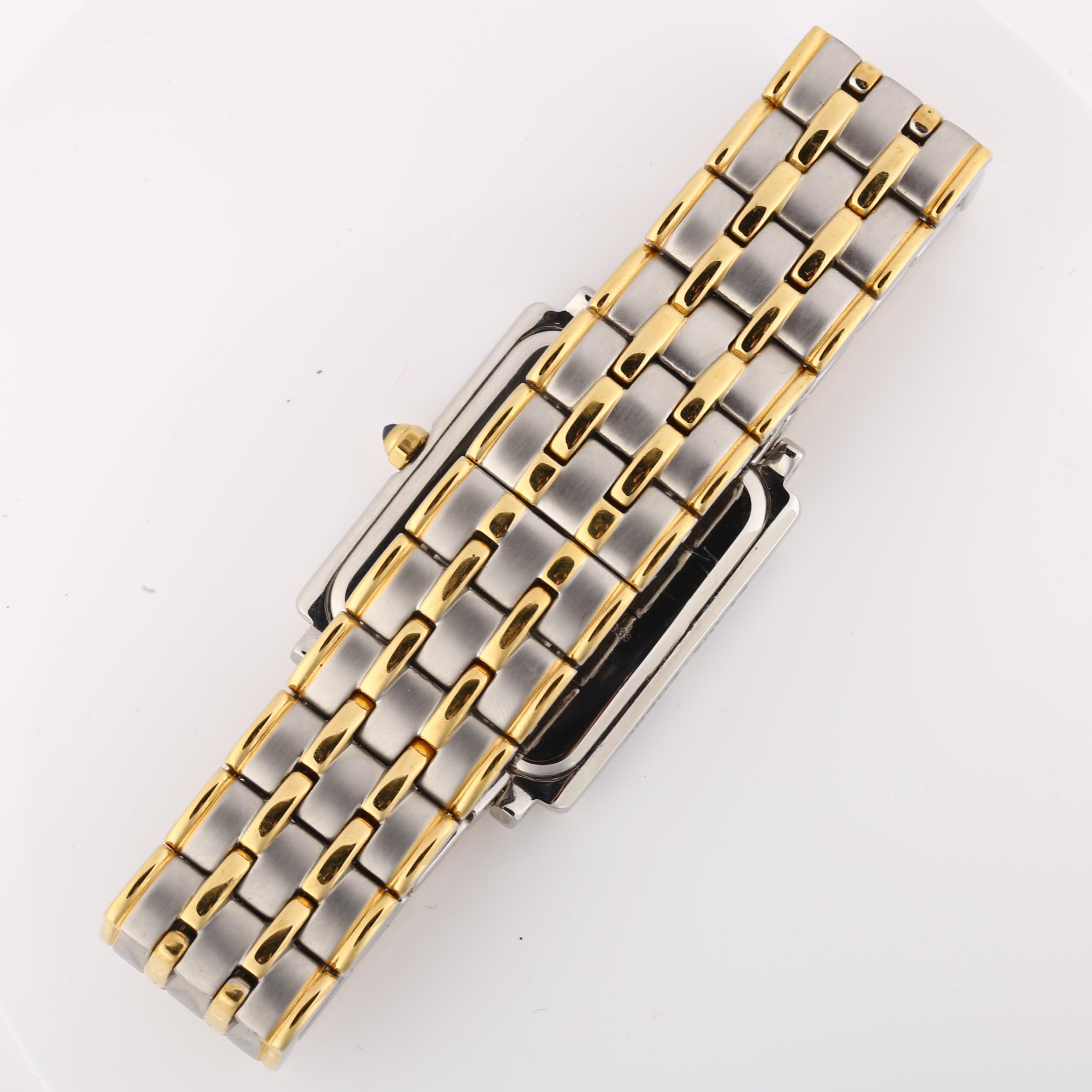 KLAUS-KOBEC - a gold plated stainless steel Entrepreneur quartz bracelet watch, silvered dial with - Image 3 of 5