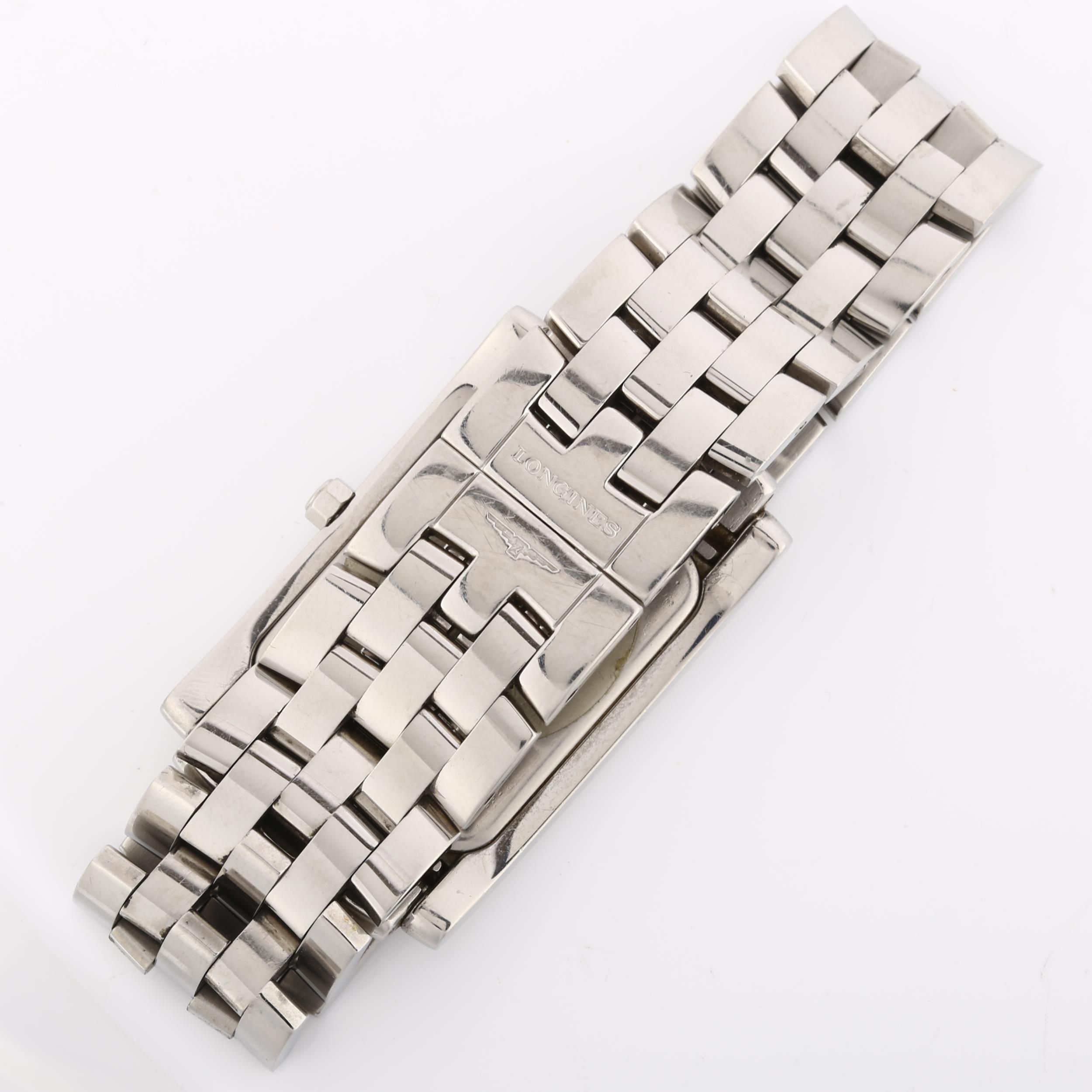 LONGINES - a stainless steel Dolce Vita quartz bracelet watch, ref. L5.655.4, salmon dial with - Image 3 of 5