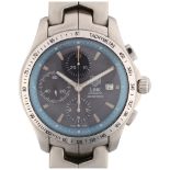 TAG HEUER - a stainless steel Link automatic chronograph bracelet watch, ref. CJF2114, circa 2008,