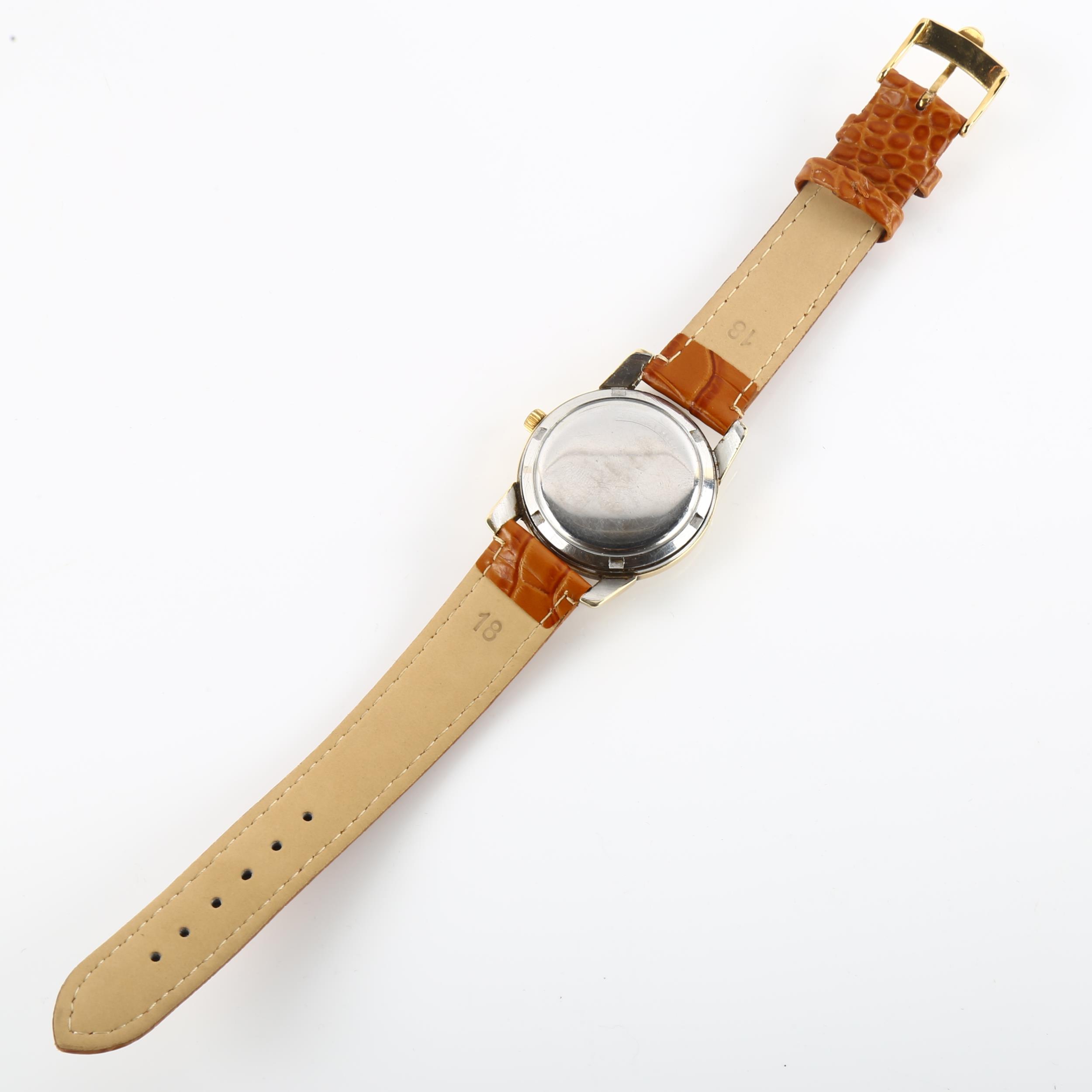 OMEGA - a gold plated stainless steel Seamaster 'Bumper' automatic wristwatch, ref. C2576-1, circa - Image 3 of 5