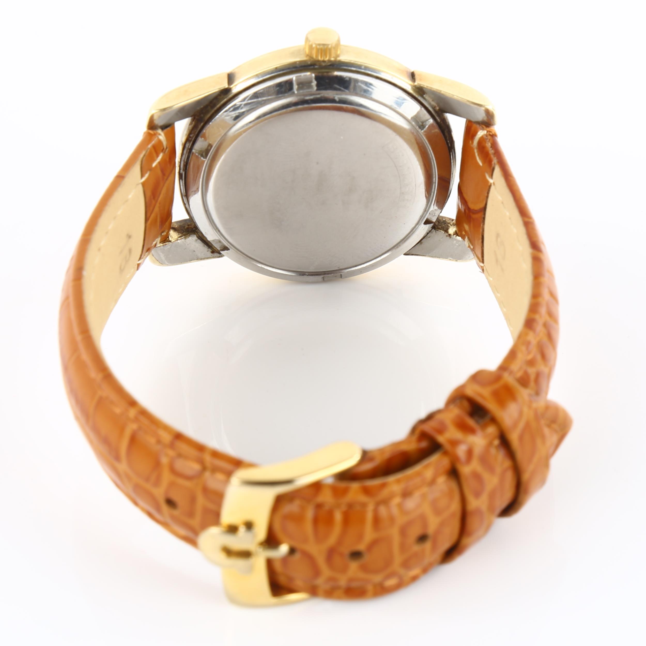 OMEGA - a gold plated stainless steel Seamaster 'Bumper' automatic wristwatch, ref. C2576-1, circa - Image 4 of 5