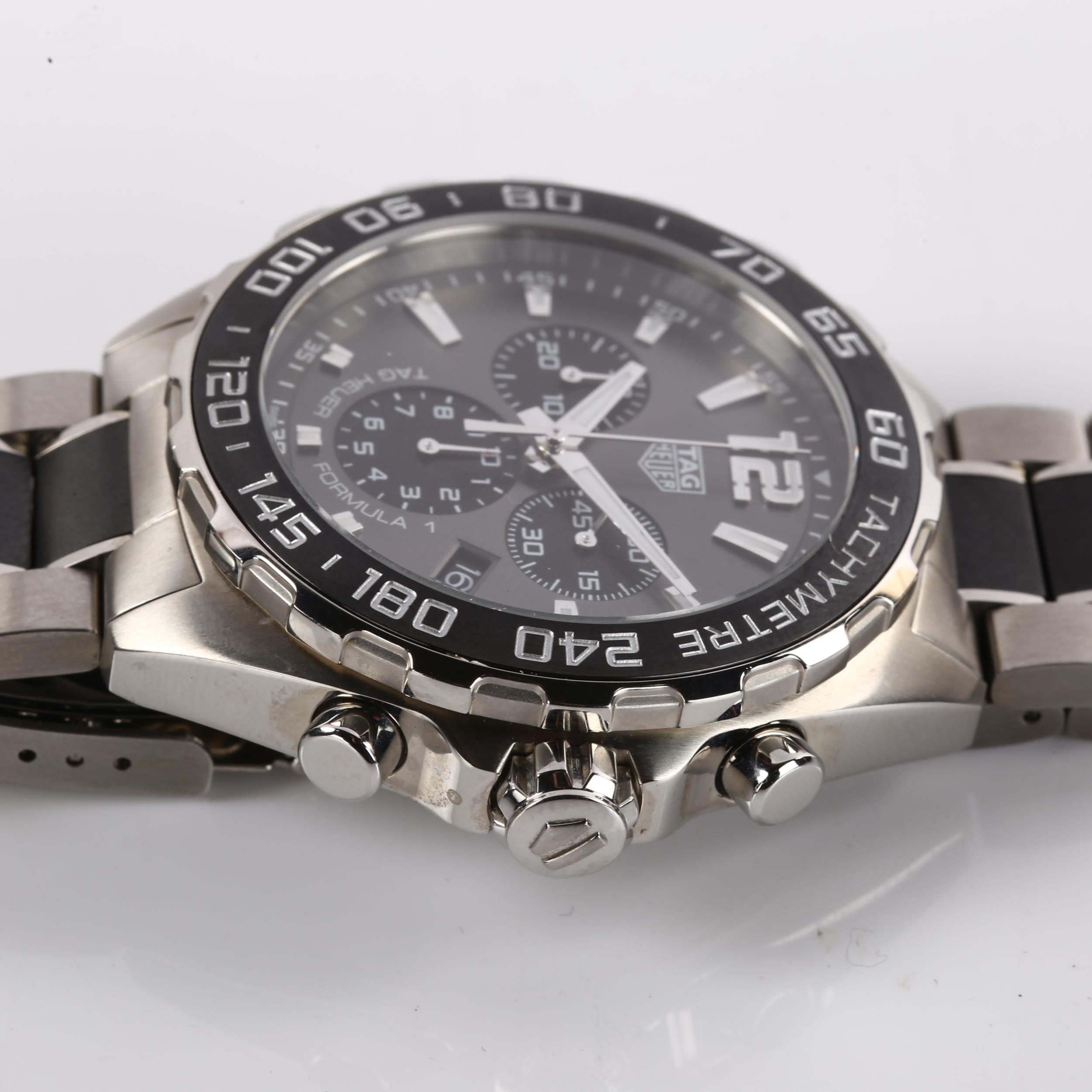 TAG HEUER - a stainless steel Formula 1 quartz chronograph bracelet watch, ref. CAZ1011, circa 2017, - Image 3 of 5