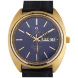 OMEGA - a gold plated stainless steel Seamaster Cosmic 2000 automatic wristwatch, ref. 166.131,