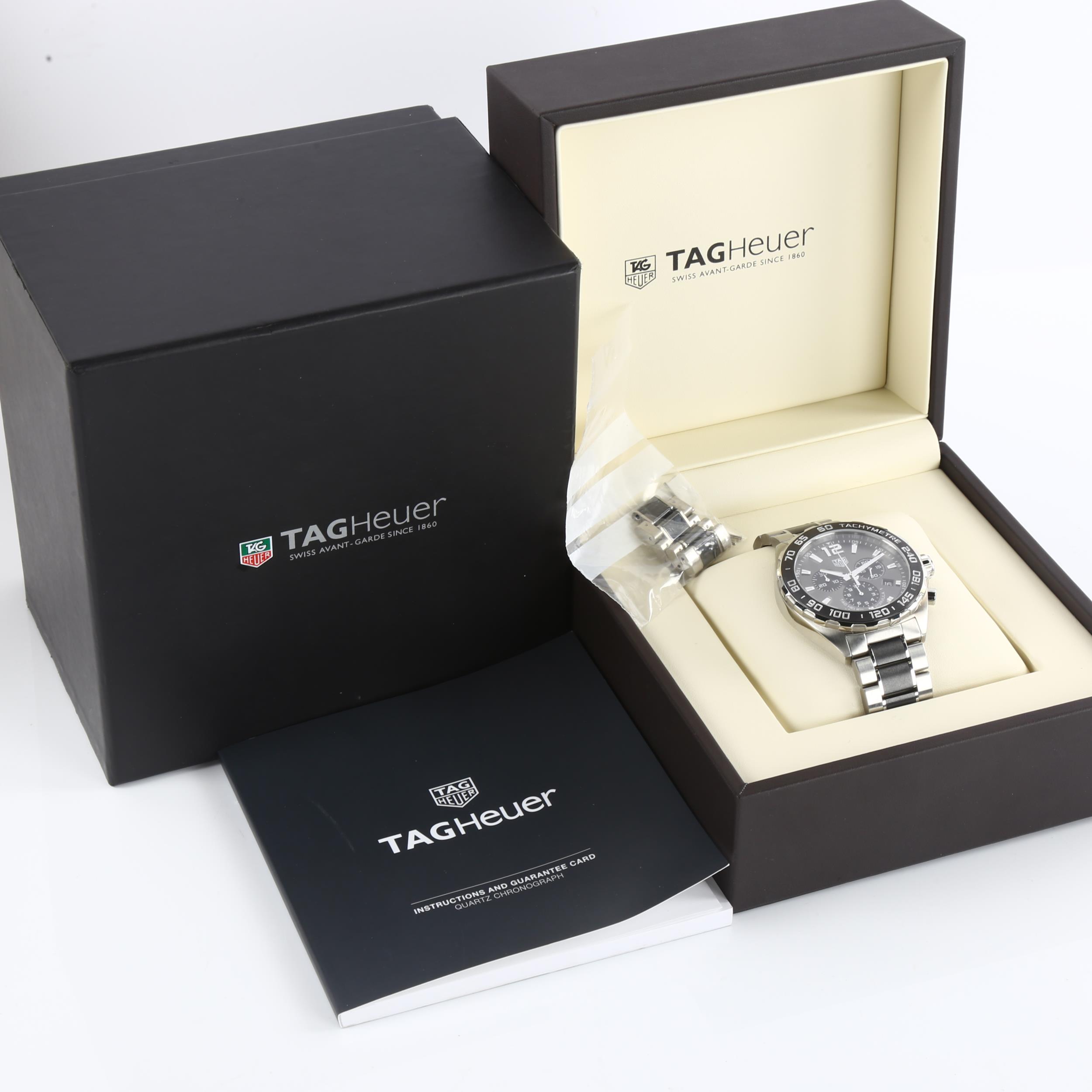 TAG HEUER - a stainless steel Formula 1 quartz chronograph bracelet watch, ref. CAZ1011, circa 2017, - Image 5 of 5