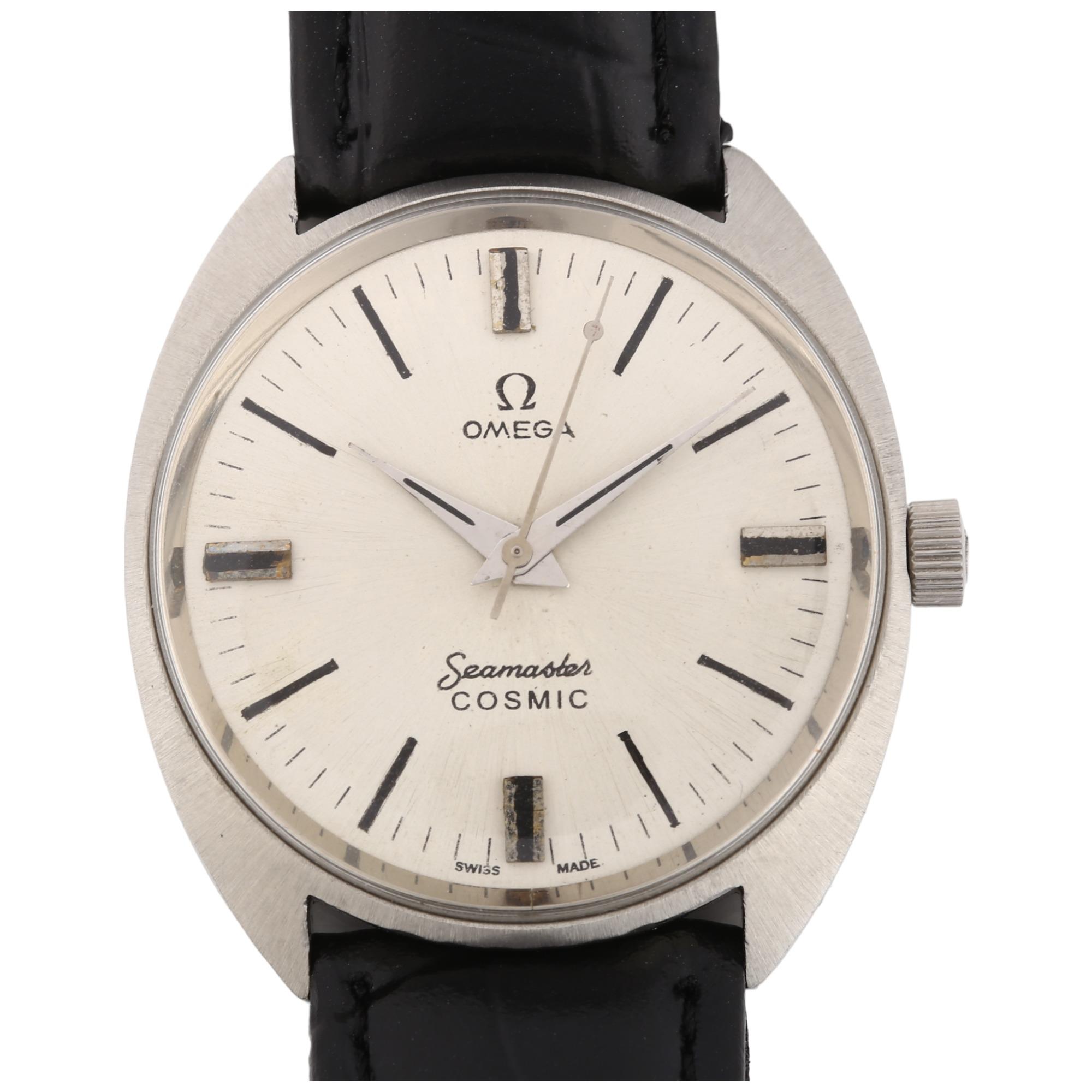 OMEGA - a stainless steel Seamaster Cosmic mechanical wristwatch, ref. 135.016, circa 1960s,