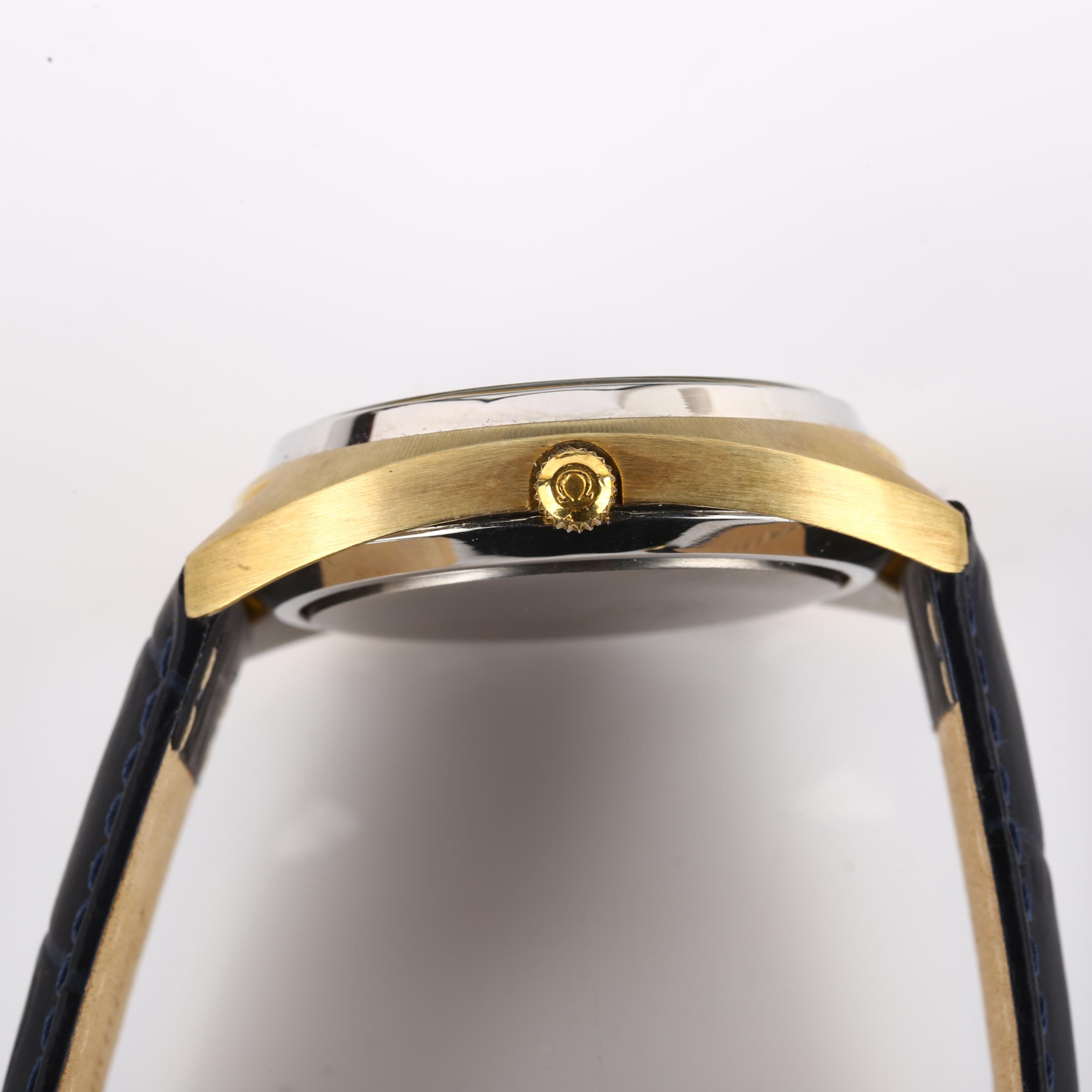 OMEGA - a gold plated stainless steel Seamaster Cosmic 2000 automatic wristwatch, ref. 166.131, - Image 4 of 5