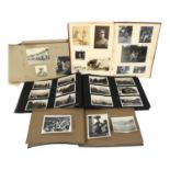 4 early 20th century photograph albums, containing family photographs, holiday to Switzerland