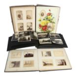 A group of 3 interesting photograph albums, one containing a large quantity of family and individual