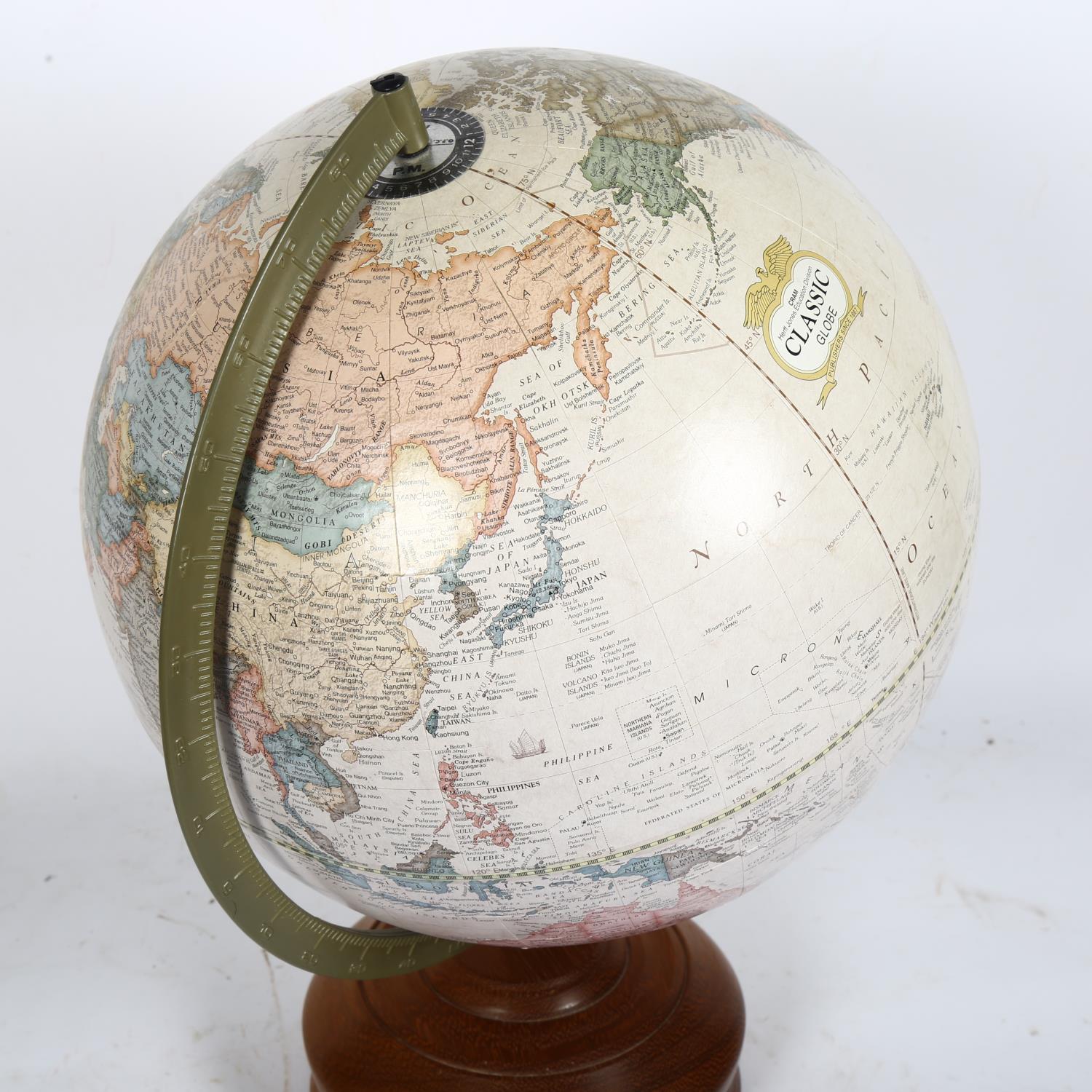 A Herff Jones Education Division Classic terrestrial globe, H37cm - Image 2 of 2