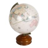 A Herff Jones Education Division Classic terrestrial globe, H37cm