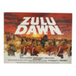 Zulu Dawn, a British quad poster, A Samarkand Production, presentation released through