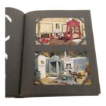 The Queen's doll's house postcards, by Raphael Tuck & Sons Ltd, an original collection of 48