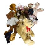 A quantity of Vintage teddy bears