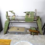 Multico Pro-mex wood turning lathe. With accessories and in good working order. Overall dimensions