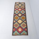 A maimana Kilim Runner, 196x64cm Good condition.