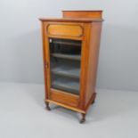 A Victorian mahogany music cabinet. 49x107x42cm.