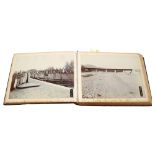 An Early 20th çentury photo album of the construction of the Peking-Kalgan railway by Imperial