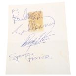 Beatles Interest - A 1950s/60s' autograph book including John Lennon, Paul McCartney, George