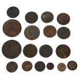 A collection of 18th and 19th century British copper coinage