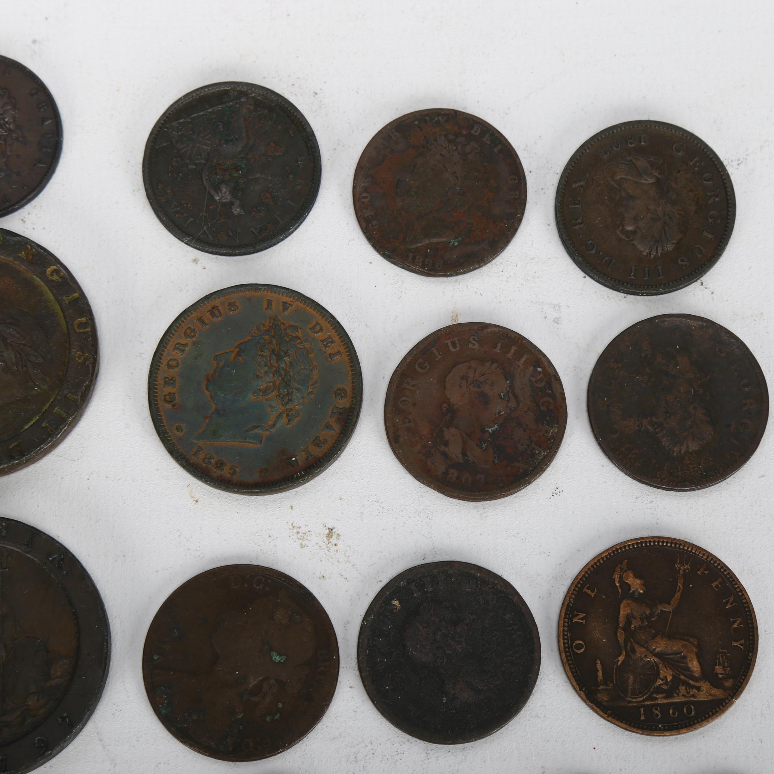 A collection of 18th and 19th century British copper coinage - Image 3 of 3