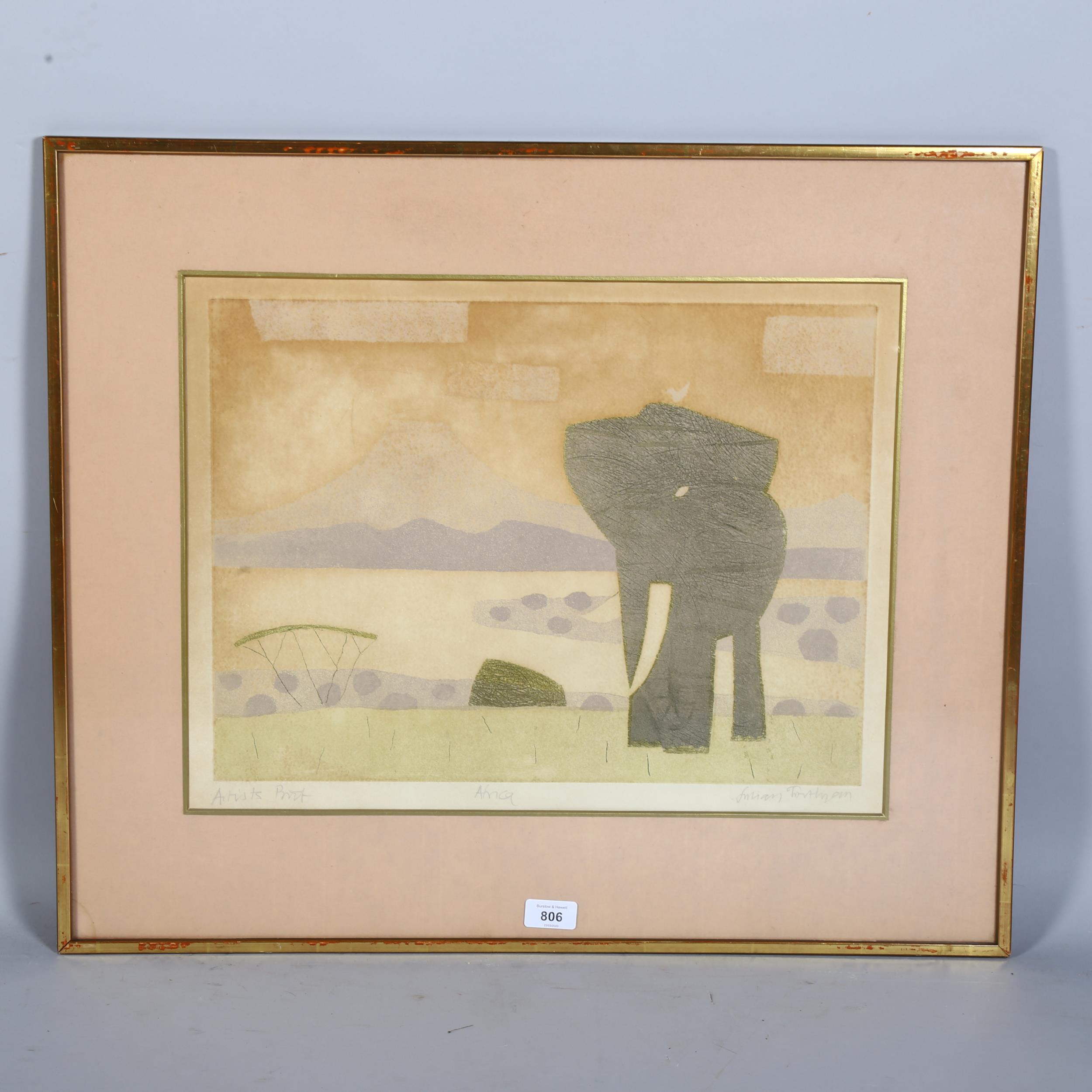 Julian Trevelyan RA (British 1910-1988), 'Africa', artist's proof print, 'artist's proof' written - Image 2 of 4