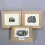 Eric Ravilious (1903-1942), 3 wood engravings from The Signature Series 1, Curwen Press 1935, in