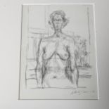 Alberto Giacometti, figure study, lithograph published by the Redfern Gallery 1966, unframed, 19cm x