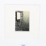 L Hayward, lithograph print, edition 3 of 15, "small convenience III", signed and dated 1999, 7cm