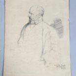 William Rothenstein (1872-1945) lithograpgh print of Henry James from original 1898 sketch, sheet