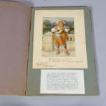 John Tenniel (1820-1914), a scrapbook containing a watercolour by John Tenniel, signed and dated