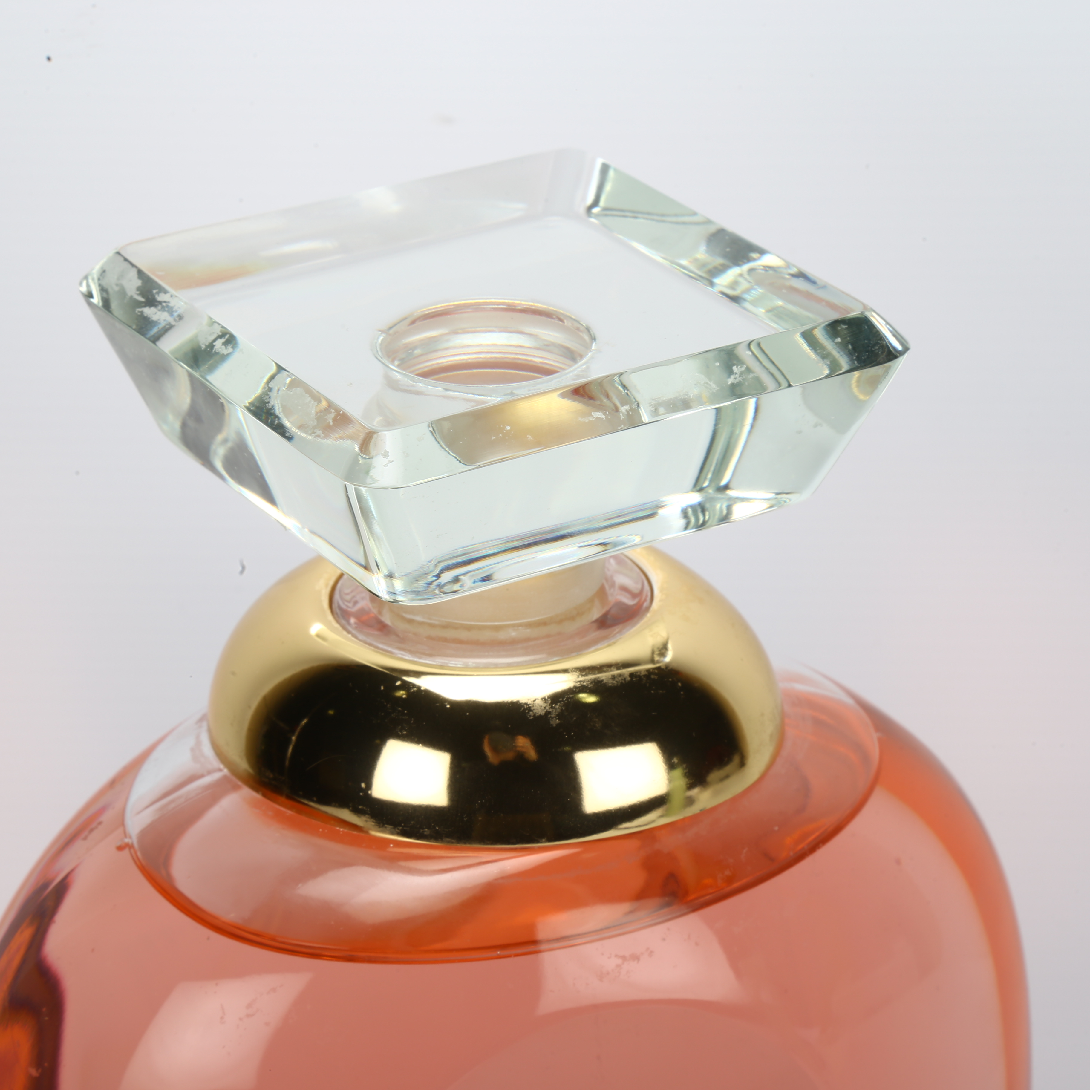 A large Givenchy "Amarige" perfume glass advertising bottle, height 31cm Good condition, no chips, - Image 3 of 4