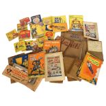 A collection of Vintage adventure vest pocket books etc