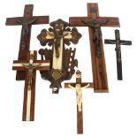 A group of various crucifixes (6)