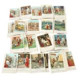 A collection of early 20th century Little Bible Lesson pictures, including 1906, 7, 8, 9, 10, 11, 12