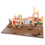 Britains First World War bombed street scene, boxed, L48.5cm