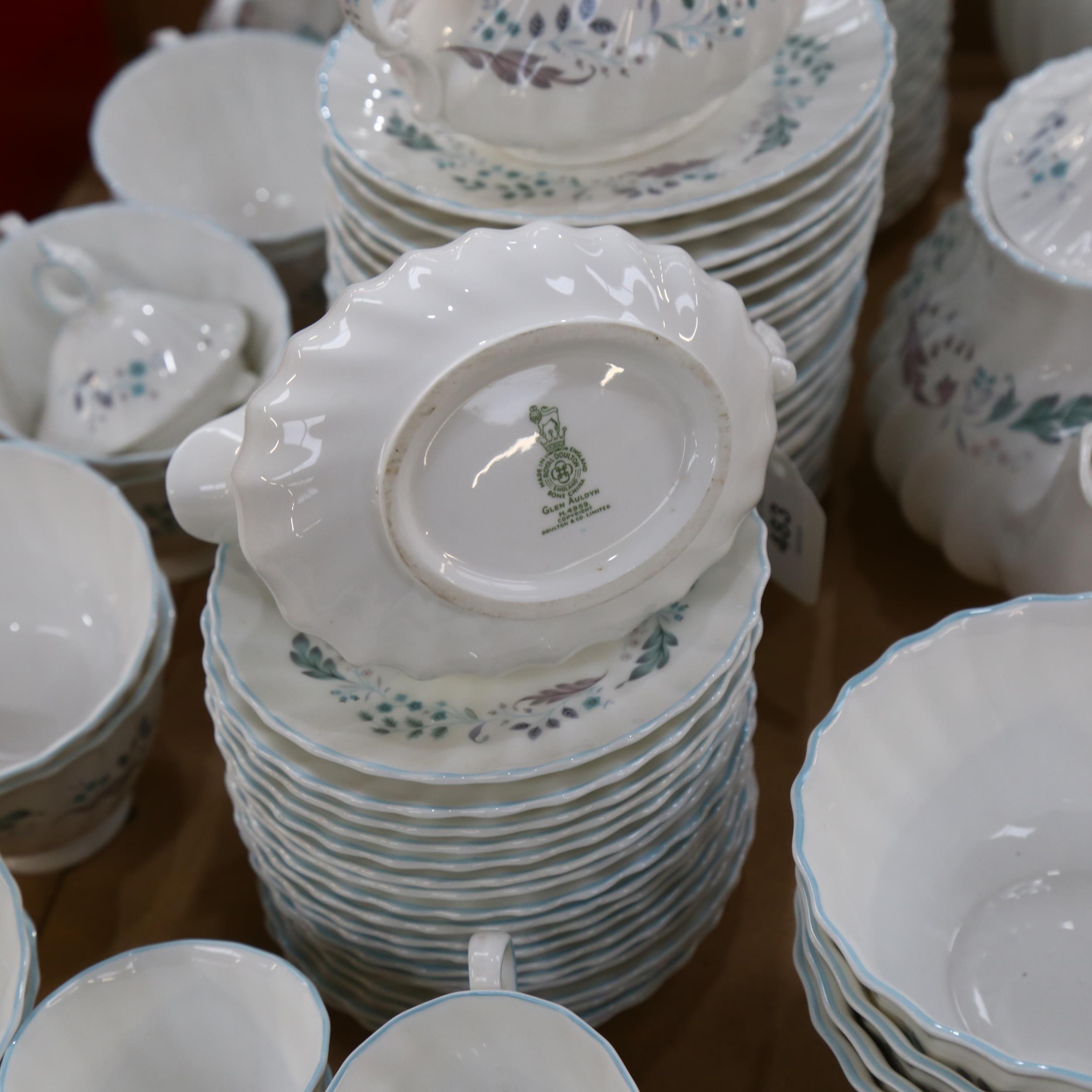 Royal Doulton Glen Auldyn pattern tea service and coffee service, including 4 jugs, 4 sugar bowls, - Image 2 of 2