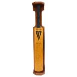 A West Indies, Sussex, Middlesex, Essex and Somerset Cricket Clubs signed cricket bat, in fitted