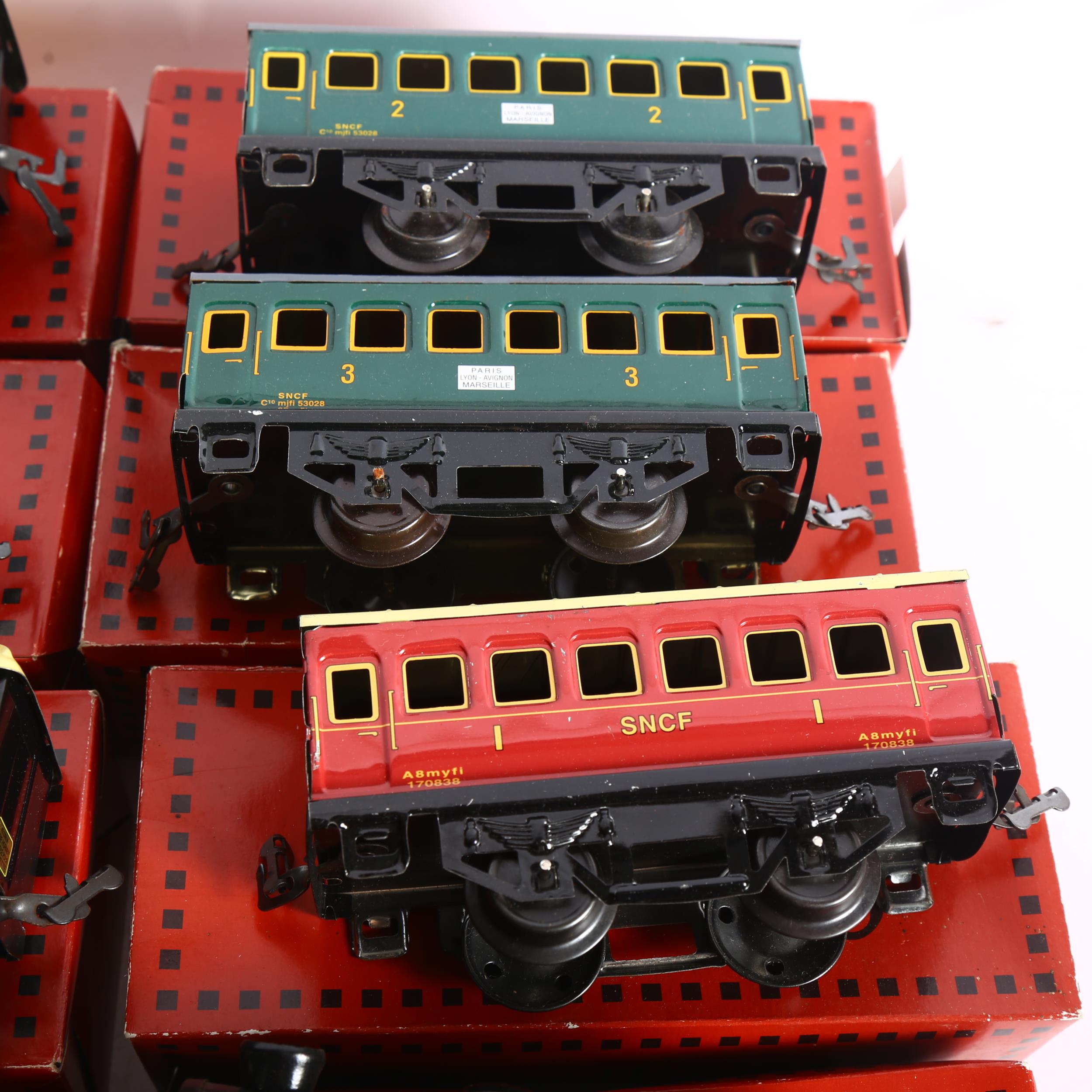 A quantity of French Hornby Series Hachette, OO gauge boxed items, including a locomotive and - Image 2 of 2